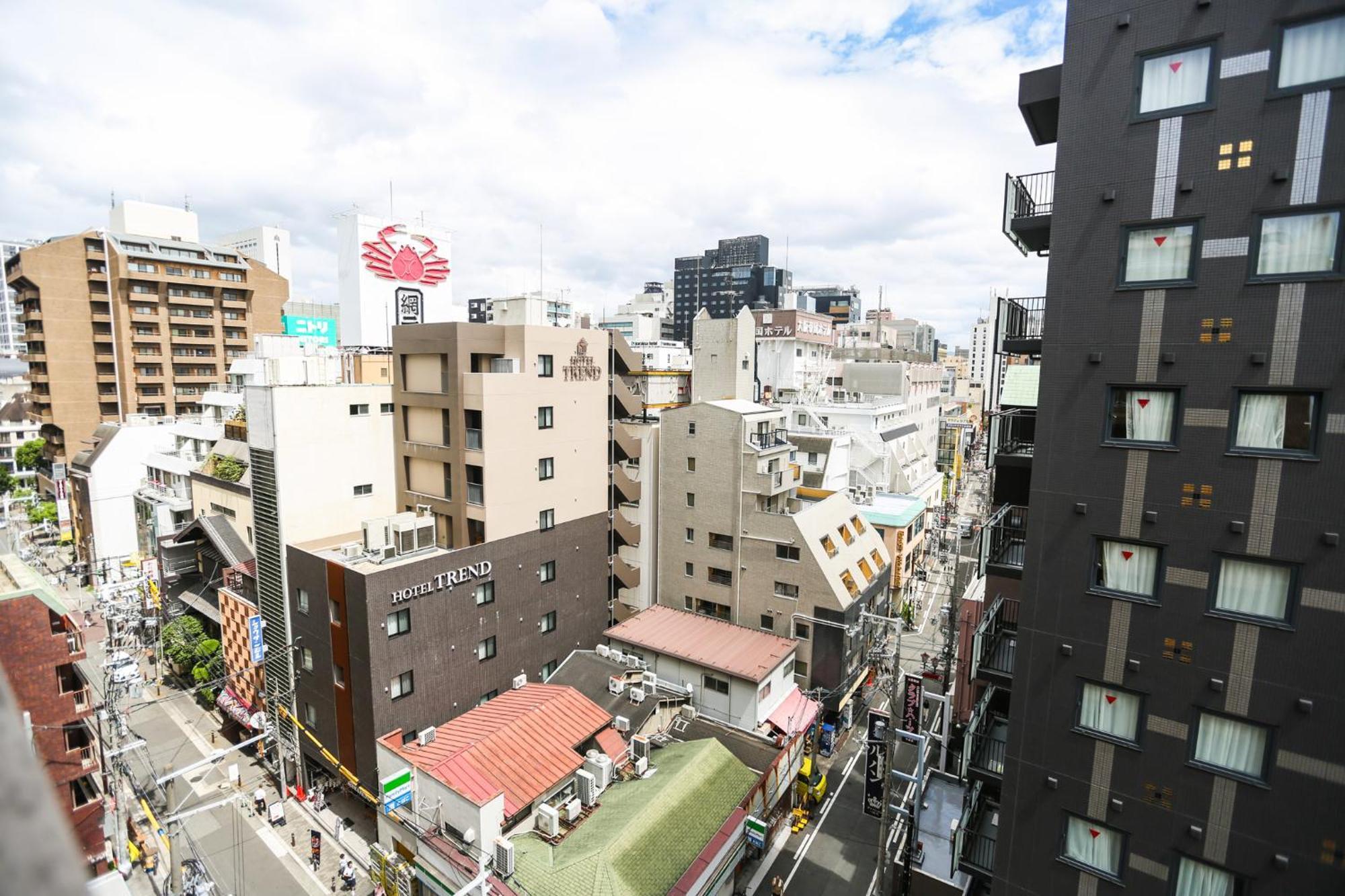 Apartment Hotel 11 Shinsaibashi Amemura Osaka Esterno foto